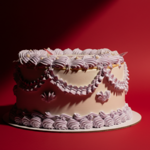 Luxury lavender cake